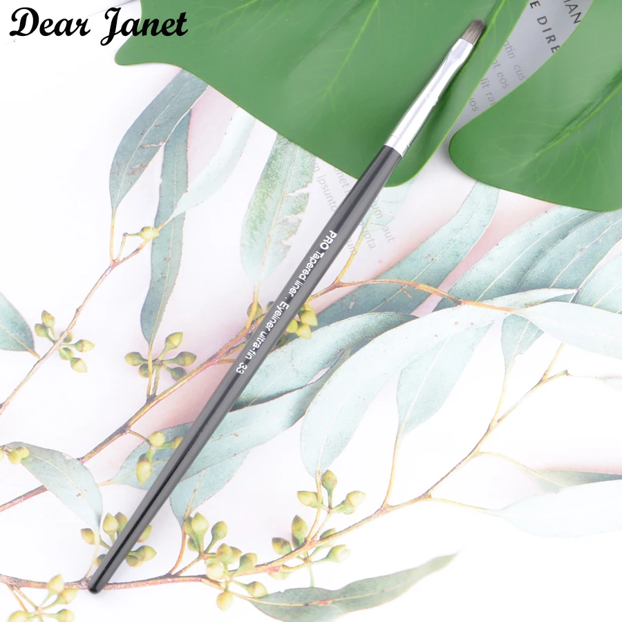 1 piece Pro Tapered liner#33 Eyeliner Detail Eye Lip liner Makeup brushes Make up brush synthetic Hair wood handle