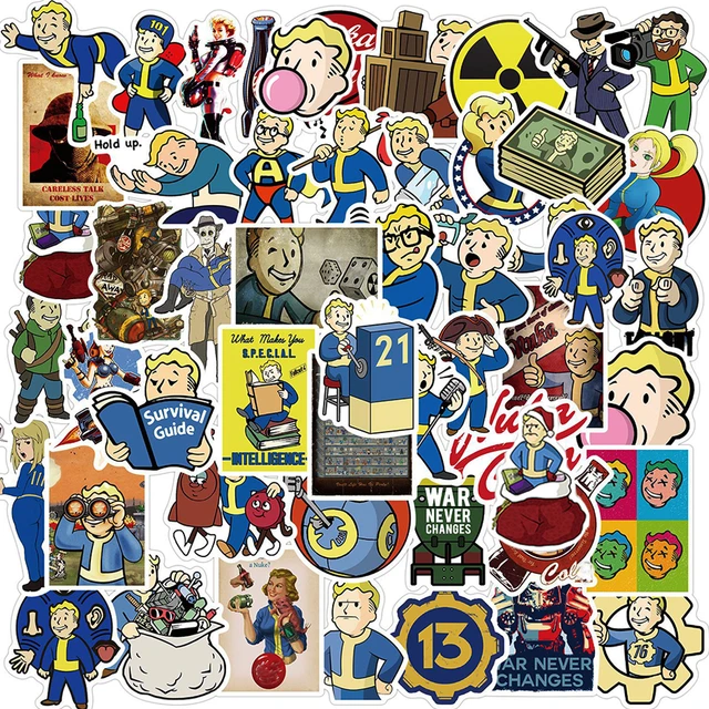 Fallout 4 Perk Stickers for Sale