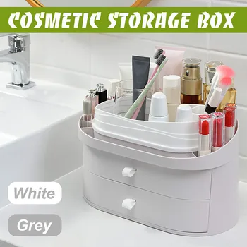 

New Cosmetic Storage Box Large Capacity Makeup Drawer Organizer Jewelry Nail Polish Makeup Container Desktop Cosmetic Container