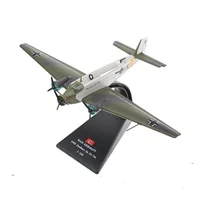 

1:144 Scale Germany Junkers Ju Bomber Fighter Transport Aircraft Model Diecast Alloy Airplane Display Collection For Adult