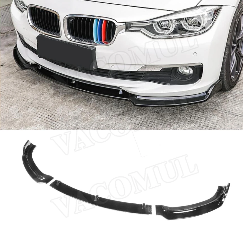 Для F30 переднего бампера спойлер для BMW 3 серии F35 стандартный бампер 2012 2018 ABS
