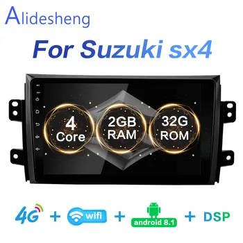 

2G+32 DSP 2 Din Android 8.1 GO car dvd Multimedia player GPS for Suzuki SX4 2006 2007 2008 2009 2010 2011 2012 navigatio WiFi BT