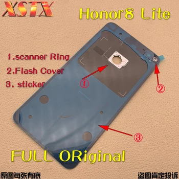 

for Huawei P8 Lite 2017 Honor8 lite 100% Original Glass Back Battery Cover Back Panel Rear Door Housing Case