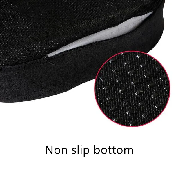 Latex Seat Cushion Orthopedic Coccyx Pad for Travel Office Chair Car Seat Cushion for Sciatica & Back Pain Relief 4