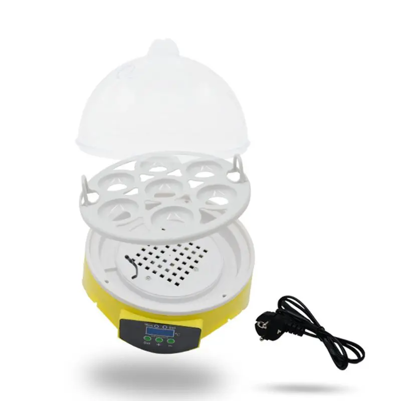 

Smart Home 7 Grid Egg Incubator Digital Mini Poultry Chicken Duck Hatcher