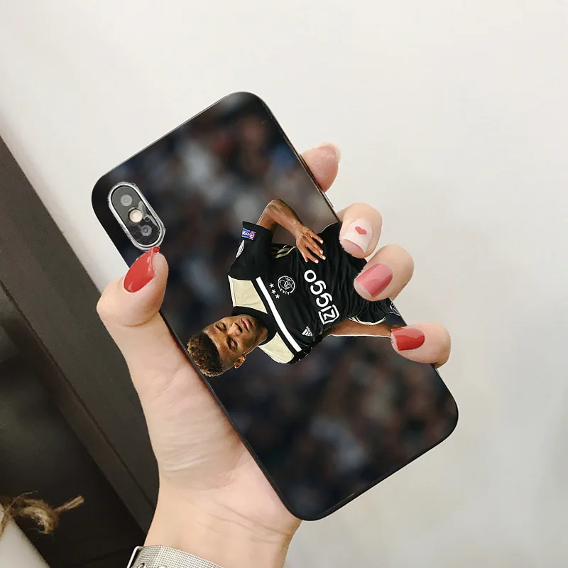Чехол для телефона Neres чехол для iphone DIY для Ajax FC Чехол черный мягкий TPU Tadic для iphone 11Pro X XR XS MAX 7 8 7plus 6 6S 5S SE 5