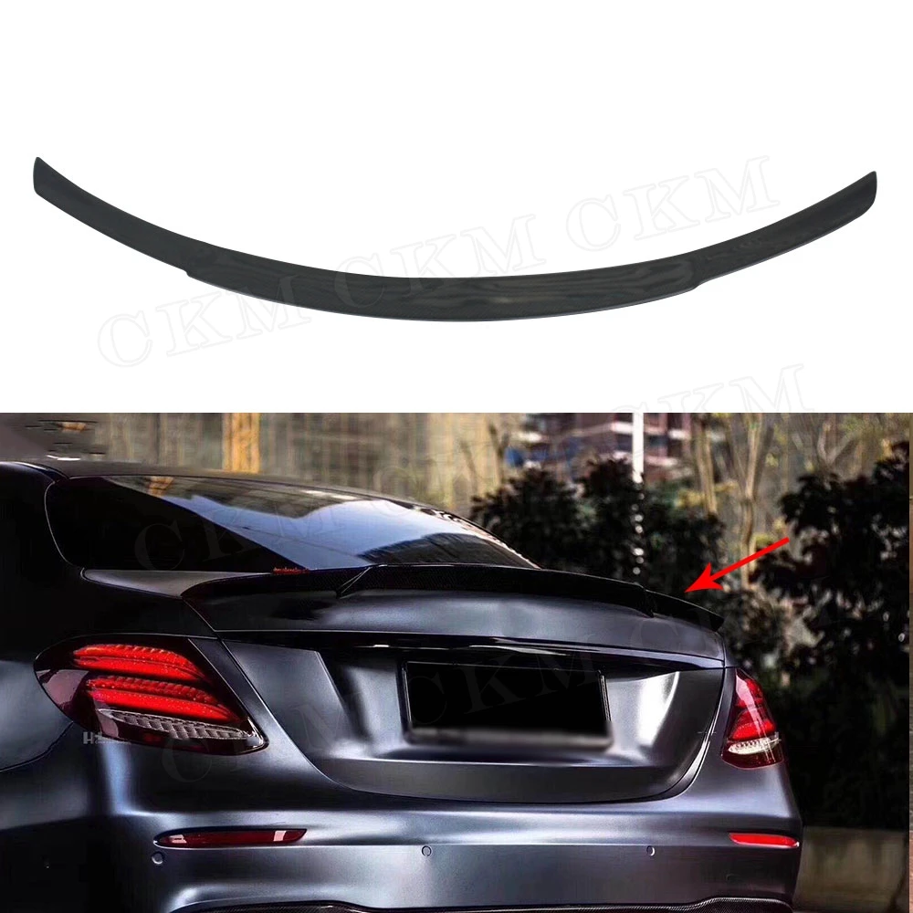 Задний спойлер для багажника из углеродного волокна крыло Mercedes Benz E класса W213 E200