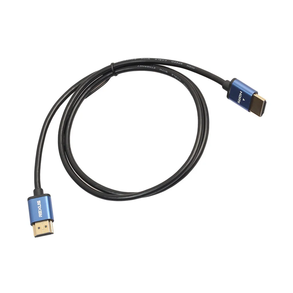 USB Кабель HDMI алюминиевый высокоскоростной кабель Ethernet 3D 1080p HD кабель для синхронизации данных 1 м/1,8 м/3M/5 м кабель для ПК 19 ноября