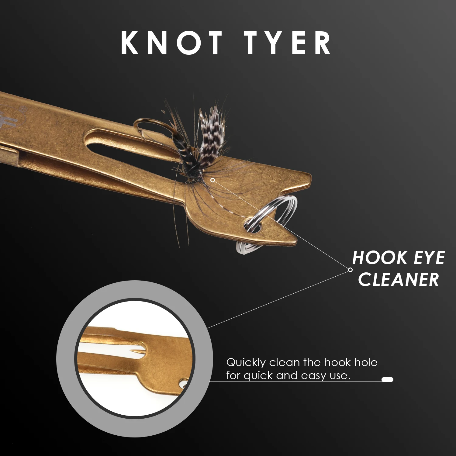fly fishing nail knot tool