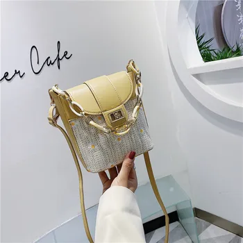 

2020 new small bag female Korean version of the foreign style lace bucket bag fashion wild chain shoulder messenger bag
