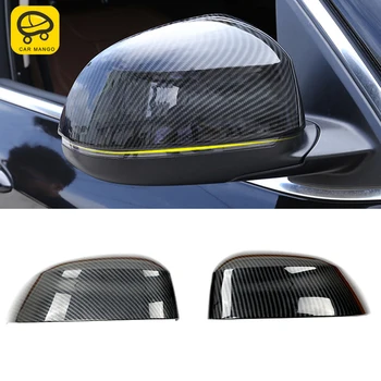 

CarManGo Car Accessories Side Rearview Mirror Cap Frame Sticker Protector Exterior Decoration For BMW X3 G01 X4 G02 2018-2020