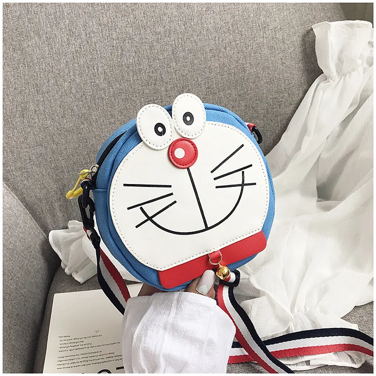 Новинка 2019 года парусиновые сумки с изображением Диснея Doraemon Наплечная Сумка на