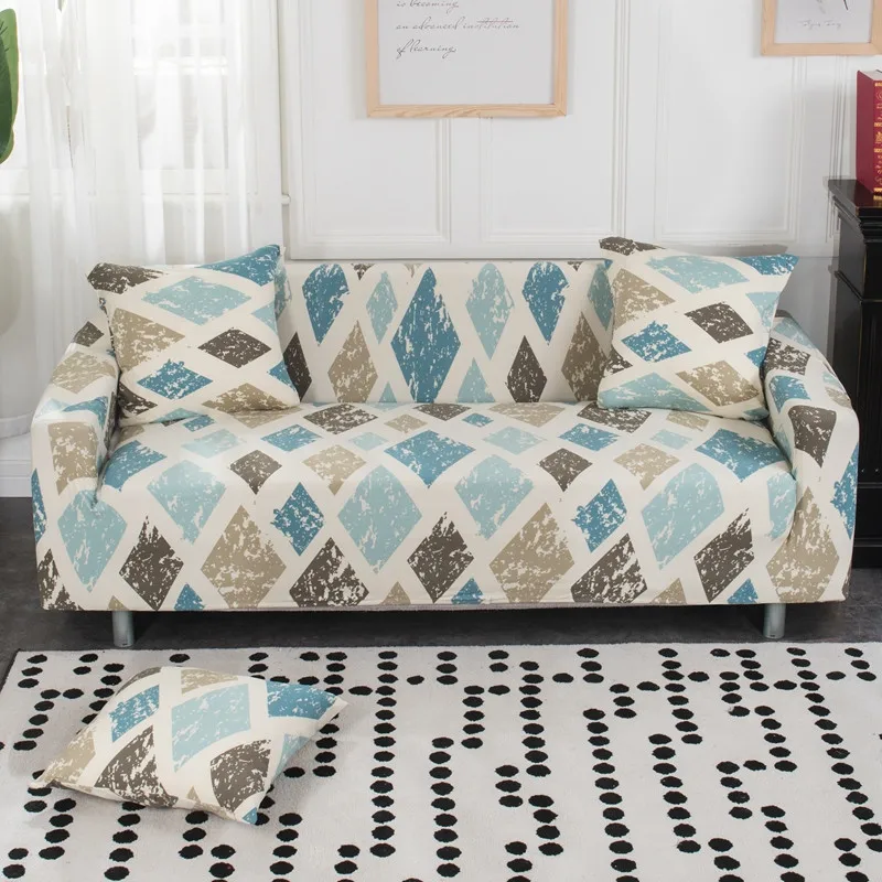 

Leaf Print Sofa Cover Cotton Set Elastic Couch Cover Sofa Covers for Living Room Pets Cubre Slipcover 1/2/3/4-Seater