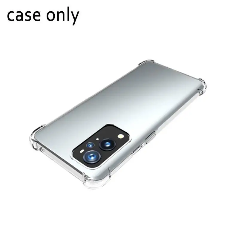 Силиконовый прозрачный бампер для OnePlus 9 1 + мягкая прозрачная задняя крышка OnePlus9