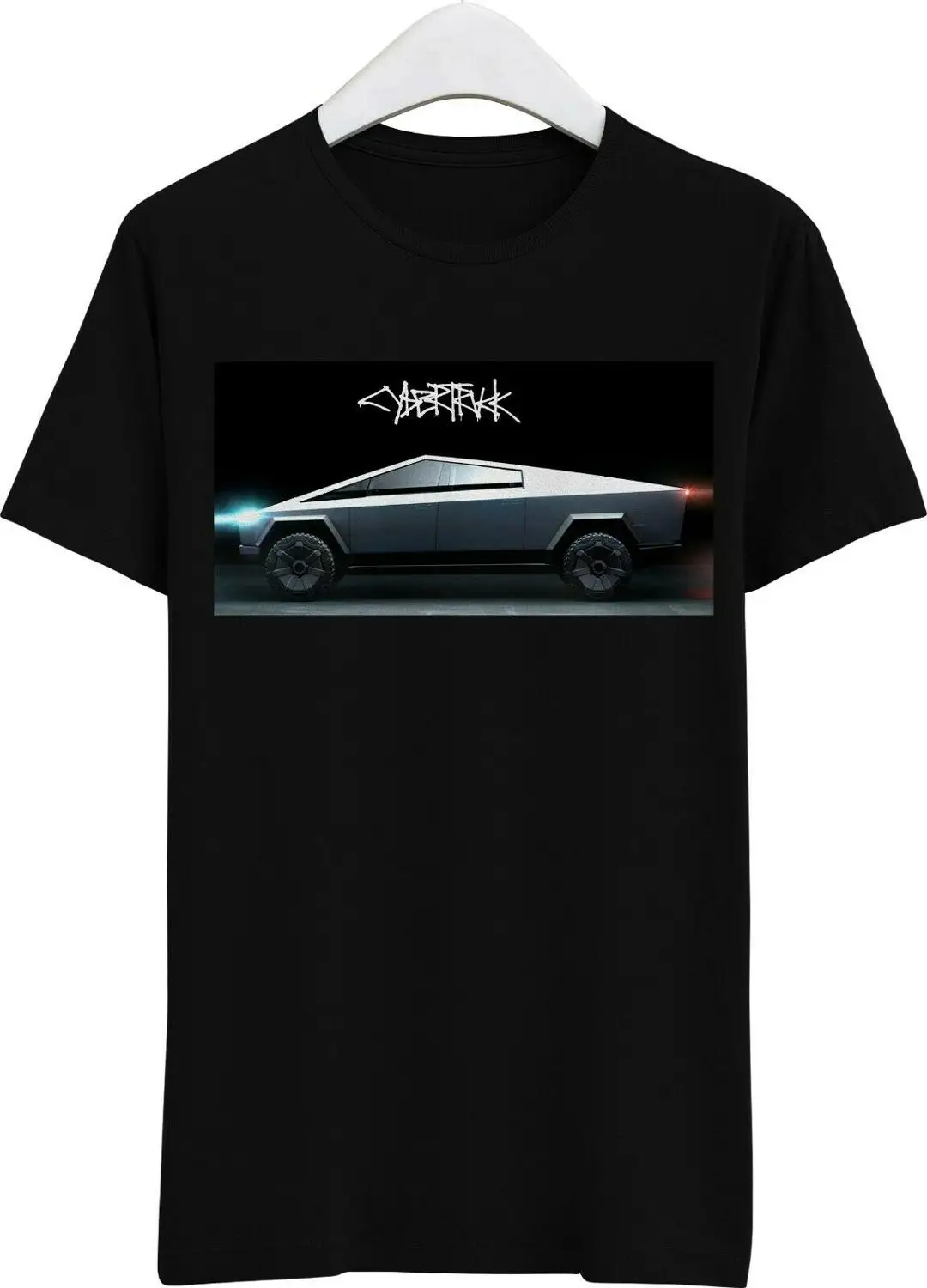 Новинка, Мужская футболка, футболка tesela Cyber Truck, футболка Tesla, футболка Elon Musk tasla Cybertruck, футболка