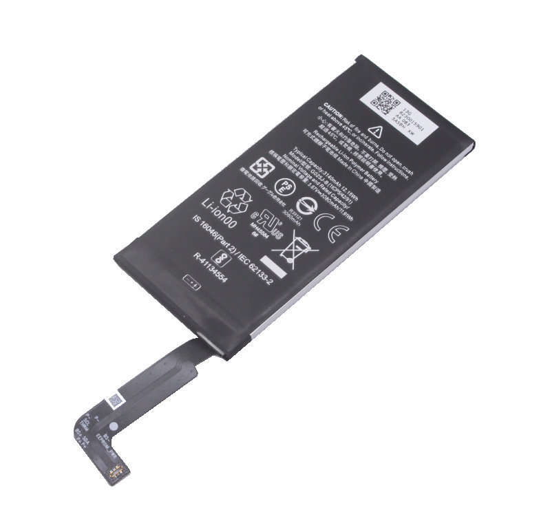 1x 3140mAh /12.15 Wh G025J-B (Serial Number 8230015901) Pixel 4A 4G Phone Replacement Battery For HTC Google Pixel 4A Batteries
