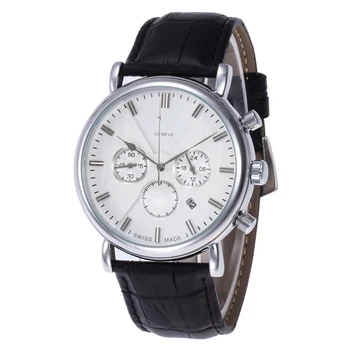 

Classic Brand PP Men Watches Luxury Brand Leather Strap Men's Quartz WristWatches Round Classic Style Designer AAA Montres