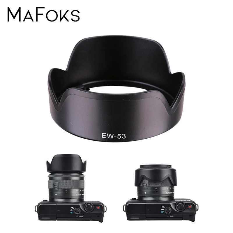 EW-53 EW53 байонетная бленда для объектива Canon M10 EF-M 15-45 мм f/3 5-6 3 IS STM | Электроника