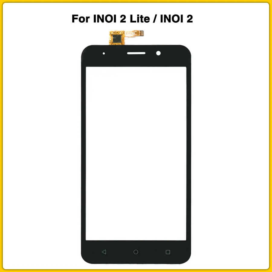 Inoi 2 Сенсорный экран для Inoi 2 Lite/Inoi 2 Сенсорный экран дигитайзер передняя стеклянная линза черный золотой цвет