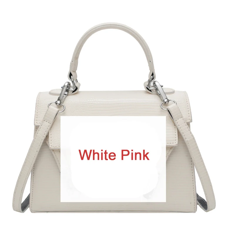 Для женщин сумки дропшиппинг - Цвет: White Pink