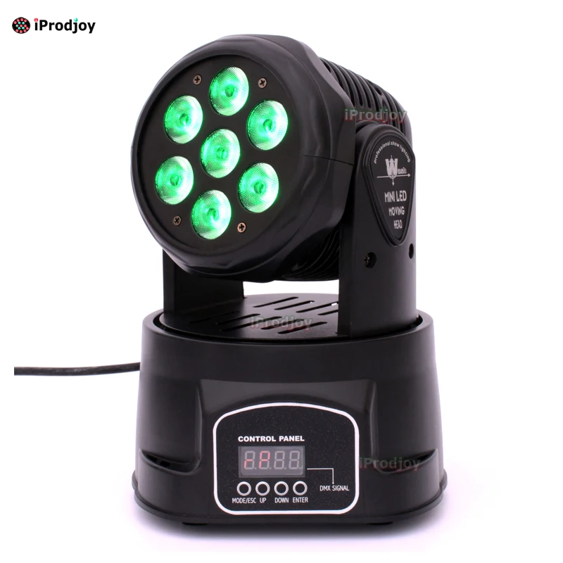 6 Mini Led Moving Head Wash 7x12w Beam Light  Stage Disco Dj Dmx Lamp Rgbw lumiere Strobe Laser Show Christmas Party Licht (2)