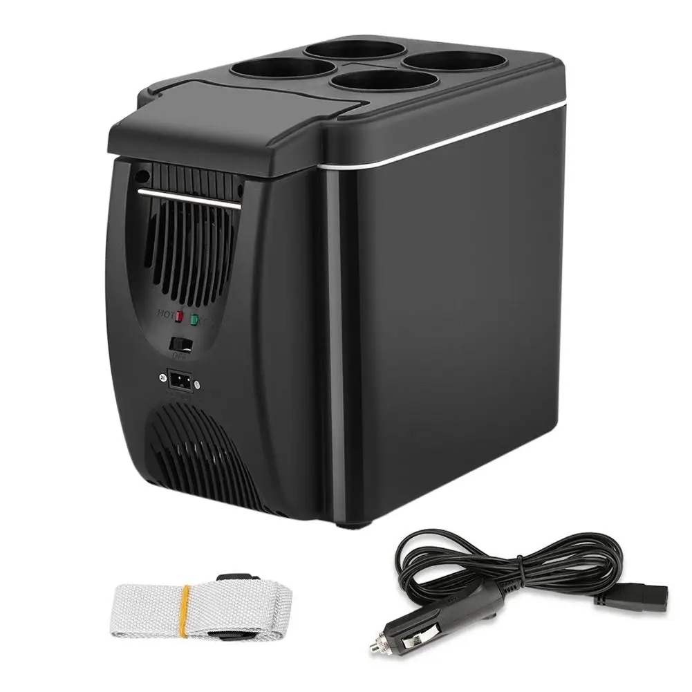 camping fridge freezer Car Refrigerator 12V Freezer Heater 6L Mini Car Freezer Cooler Warmer Portable Electric Fridge Icebox Travel Refrigerator mini fridge for car