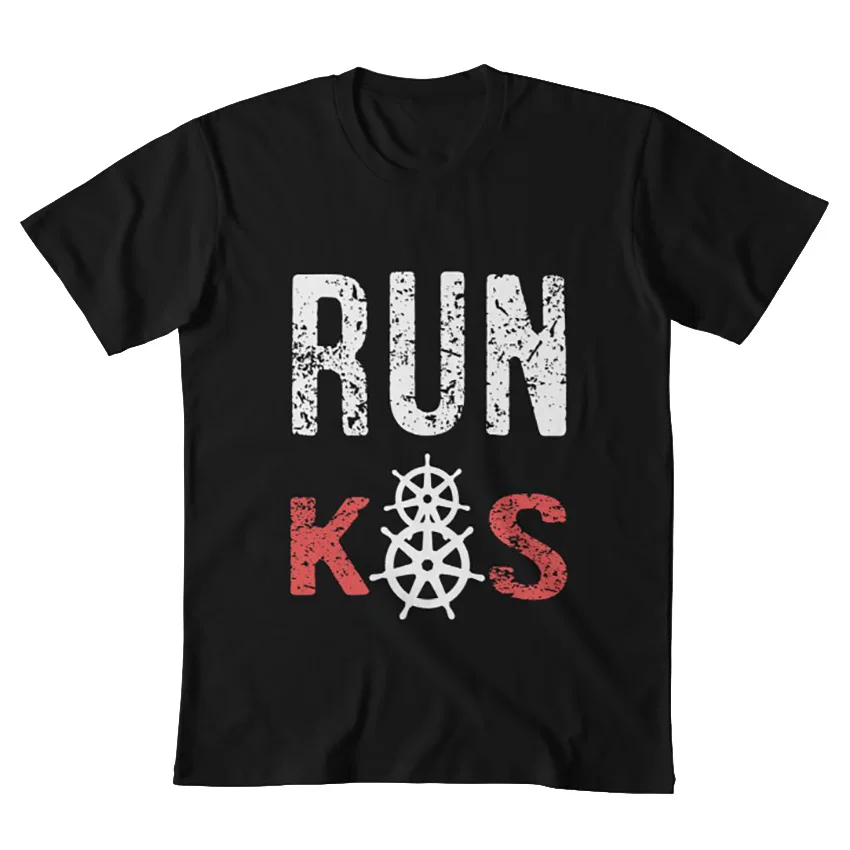 RUN k8s T shirt k8s kubernetes docker devops helm golang coderman linux unix admin