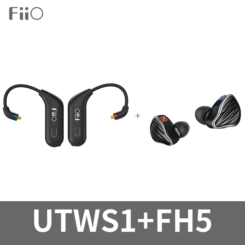 FiiO UTWS1 Bluetooth наушники 5,0 приемник HiFi AAC AptX SBC крючок для наушников-вкладышей MMCX 0,78 мм наушники модуль Bluetooth адаптер - Цвет: FH5 UTWS1