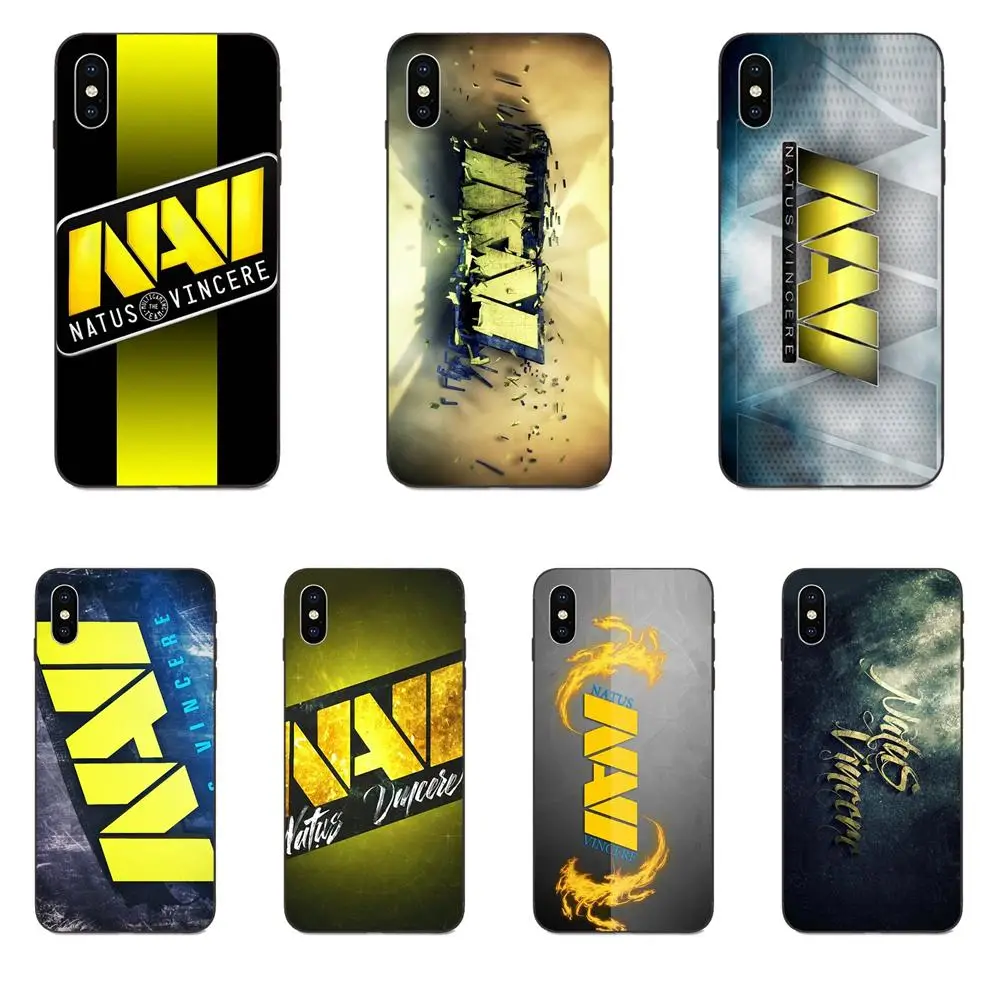 Pop Navi Natus Vincere логотип наклейки для Apple iPhone 4 4S 5 5S SE 6 6S 7 8 Plus X XS Max XR TPU сотовый телефон |