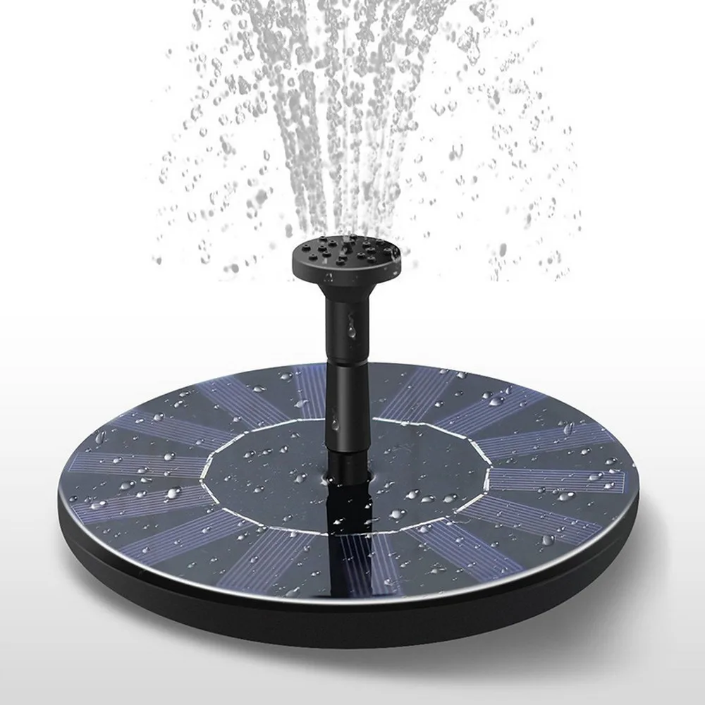 

200L/H Solar Fountain Solar Water Fountain Garden Pool Pond Outdoor Solar Panel Fountain Floating Fountain Garden Decoration