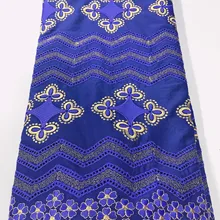 По-прежнему FLY Королевский синий цвет швейцарская вуаль швейцарская кружевная вуаль ткань из Дубая Африканское парчовое ткани с камнями для женщин 5 ярдов/Лот