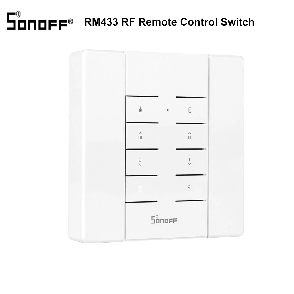 SONOFF RM433 8 клавиш Многофункциональный Умный переключатель 433 МГц для Slampher/4CH Pro/TX