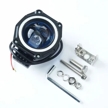 

LED Work Light Bar Spot Angel Eye Driving Fog Lamp Off-Road W/ Mounting Bracket
