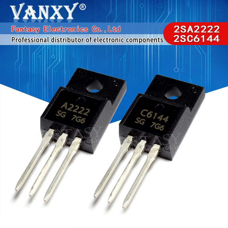 20шт 2SA2222 2SC6144 TO 220F 10 пар шт A2222 + C6144 220|p p| |