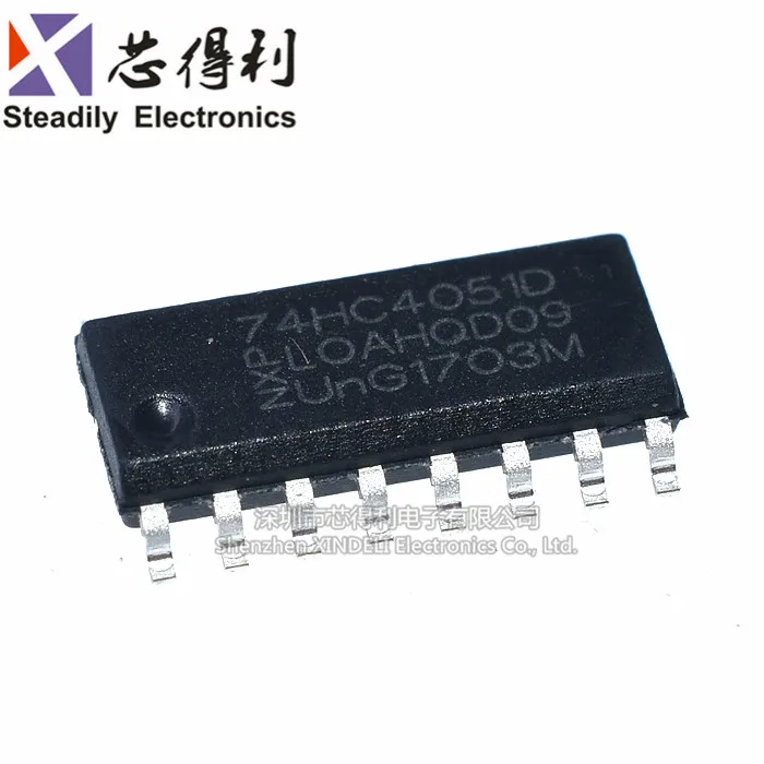 10 шт./лот Новый 74hc4051d 74hc4051 Sop-16 аналоговый многоканальный мультиплексор MUX