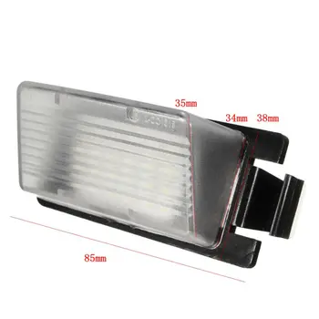 

1 Pair License Plate Light Car Auto For 350Z 370Z GTR Infiniti G35 G37 G25 White 2 Pins Accessories