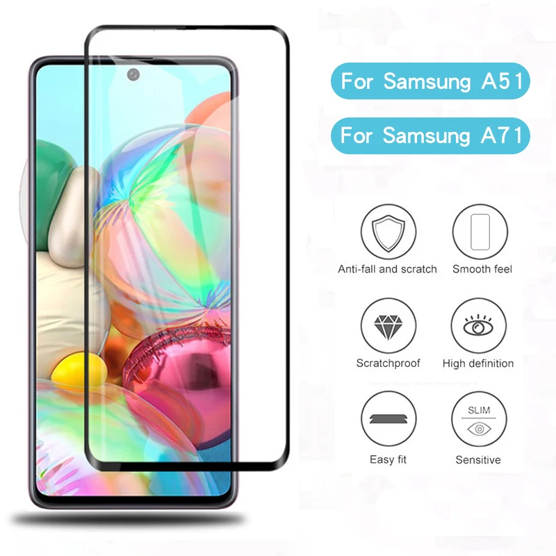 Защитное стекло закаленное для Samsung Galaxy A51/A71/a51/a71|Защитные стёкла и плёнки| |