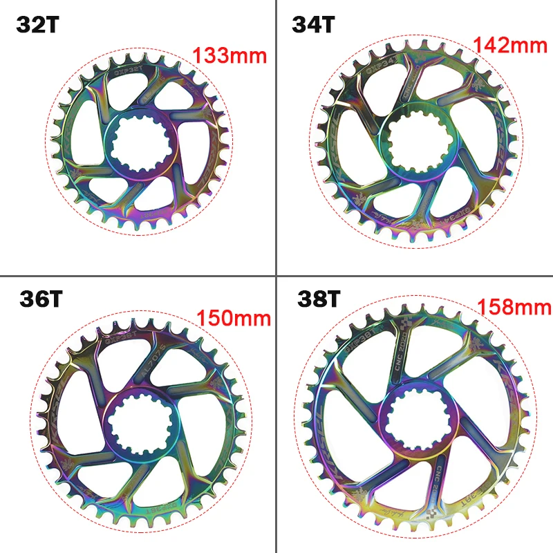 Велосипедное кольцо GXP узкое широкое 32T 34T 36T 38T запчасти для Sram Aram XX1 X9 XO X01|Шатун и