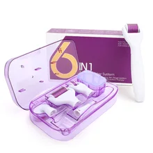 

Derma Roller for Face 4/5/6 In 1 Anti Wrinkle Acne Removal Micro Roller Set Body Beauty Care Titanium Microneedle Dermaroller