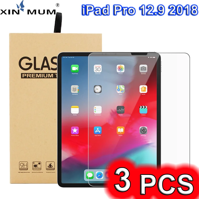 

For iPad Pro 12.9 2018 Screen Protector Tablet Tempered Glass Screen Protector Film Anti-Scratch Screen Cover For iPad Pro 12.9