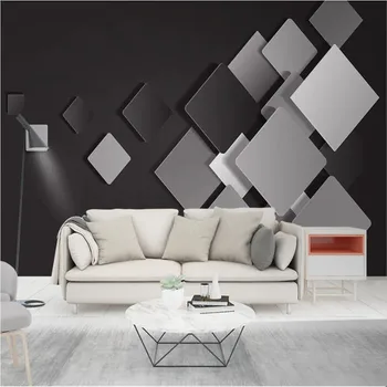 

Milofei manufacturers custom 3D stereo abstract geometric background wallpaper mural