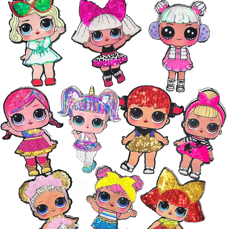 muñecas lol de tela