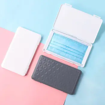 

Portable Face Masks Storage Box Holder Masks Case Mini Disposable Storage Organizer