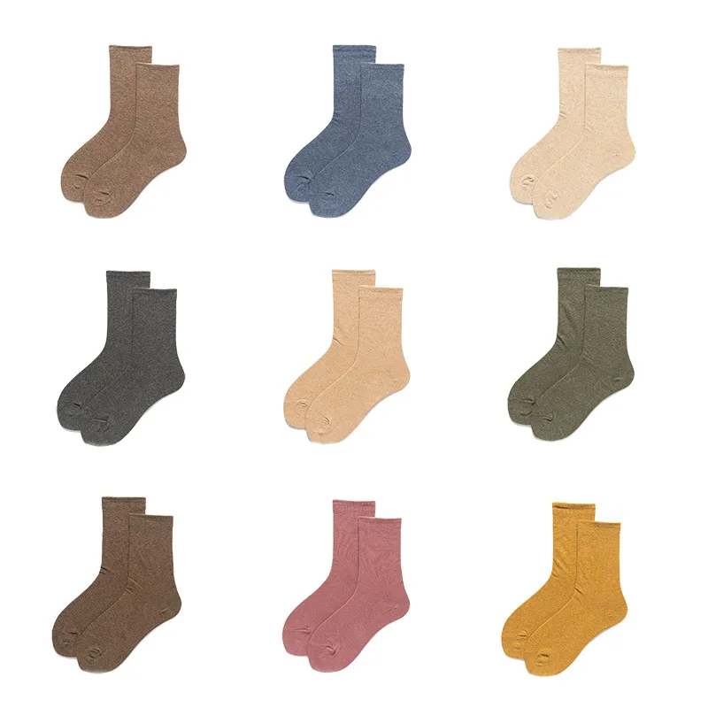 

2020 New Arrival Cotton socks women Funny Solid Christmas Gifts For Women High Quality Women Clothing