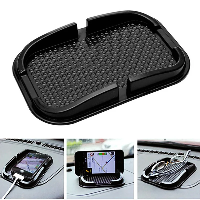 

Car Anti Slip Pad Rubber Mobile Sticky Stick Dashboard Phone Shelf Anti Non Slip Mat For GPS MP3 Car DVR Non Slip Mat Holder