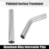 X Autohaux Aluminum Alloy Intake Tube OD 38/45/51/63/76/89/102MM Intercooler Pipe Air Tube 0 45 Degrees 300mm Long for Auto Car 1