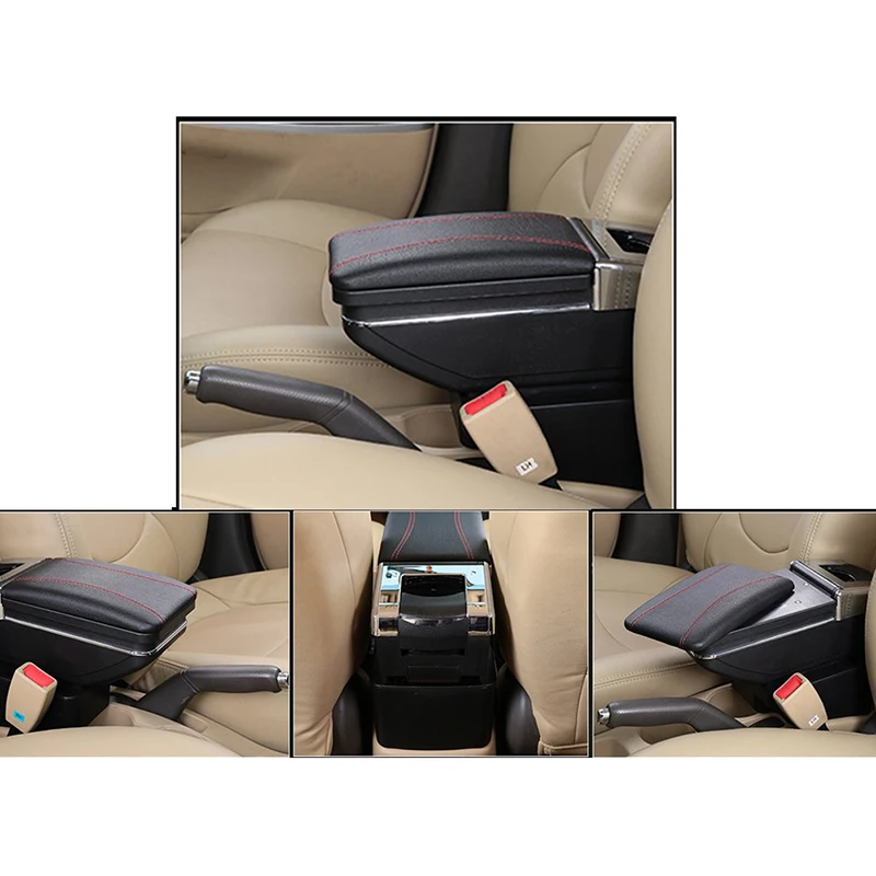 Однослойный центральный консольный ящик для хранения 2002- Toyota Yaris подстаканник подлокотник