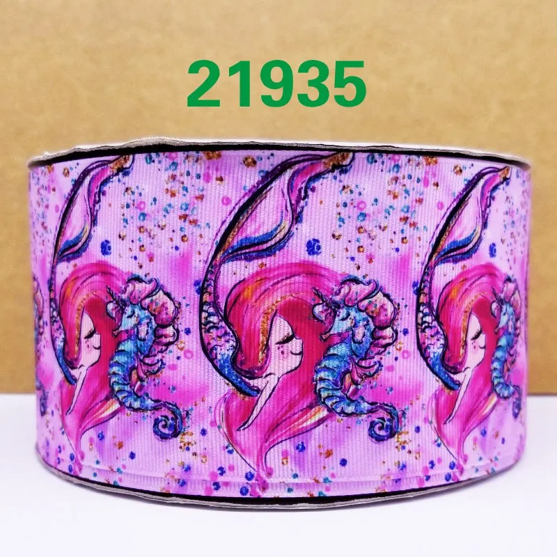 Free shipping 50 yard cartoon printed grosgrain ribbon 21935