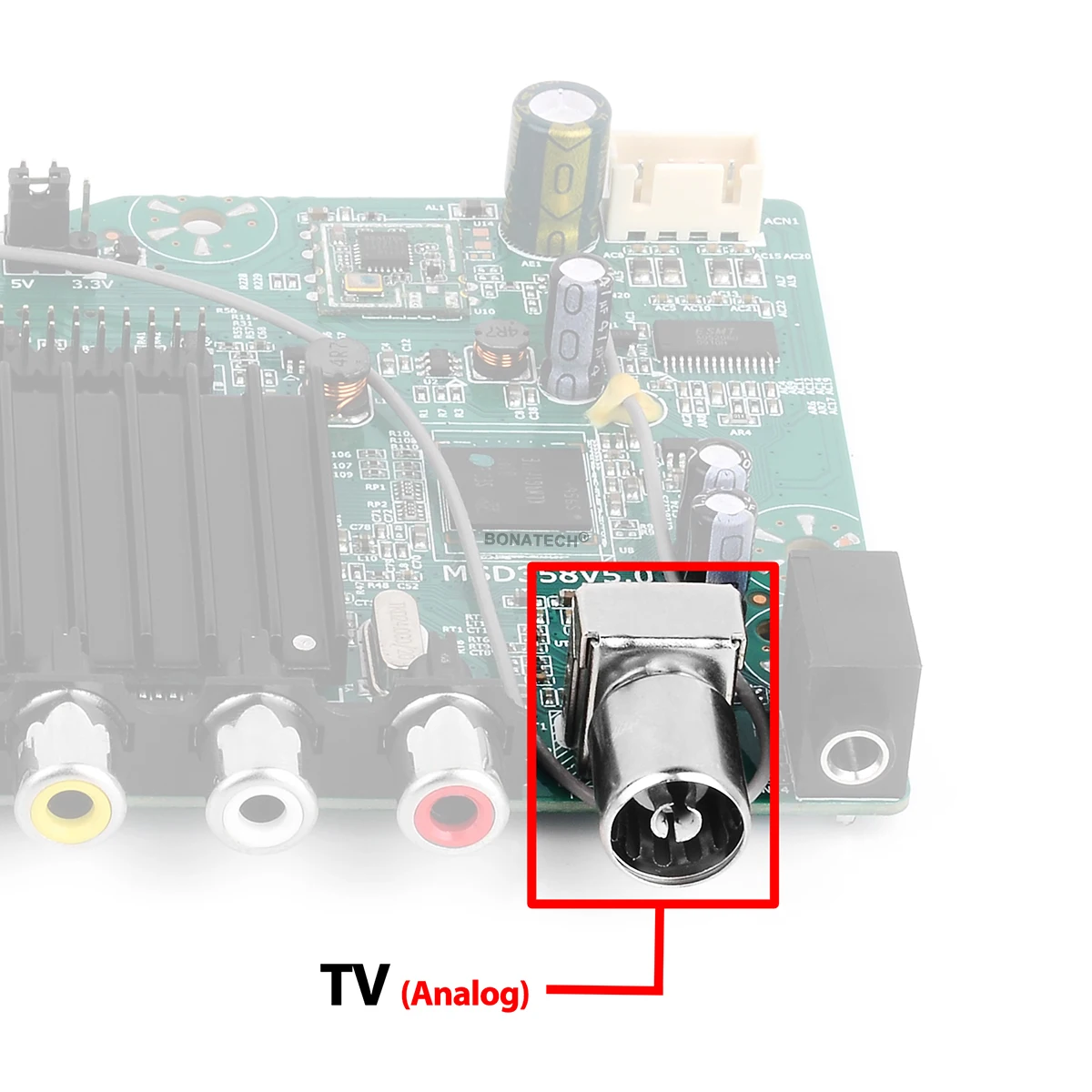 Плата драйвера для smart TV MSD358V5.0 Android 1G + 4G беспроводная сетевая Wi Fi ЖК материнская