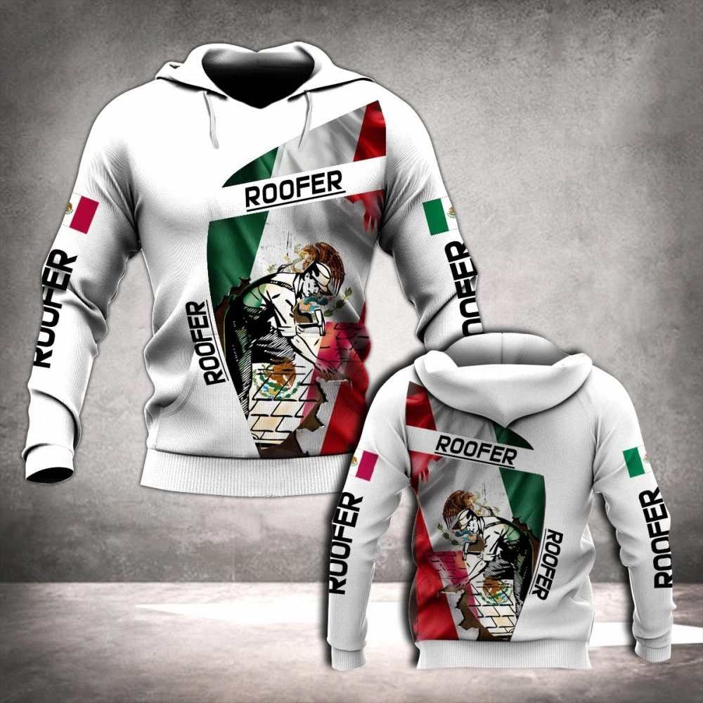 

Tessffel Mexico Flag Roofer Worker 3DPrinted New Fashion Men's Hoodies Creative Thick Zipper Jacket Autumn/Winter Unisex Style-2
